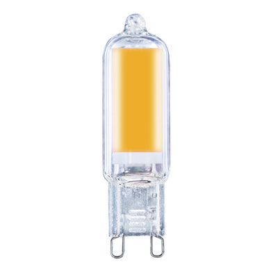 Free sample IP20 COB FULL GLASS G9 LED Bulb 2W 3W 4W LED BULB