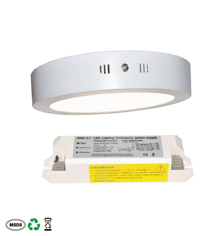 Emergency battery LED emergency driver for down light and panel light