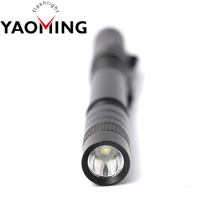 Mini LED Pocket Pen Light Caplamp Torch 2*AAA Flashlight Pen Light