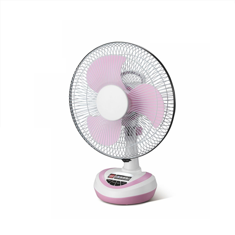 cooling plastic emergency led rechargeable table electric fan