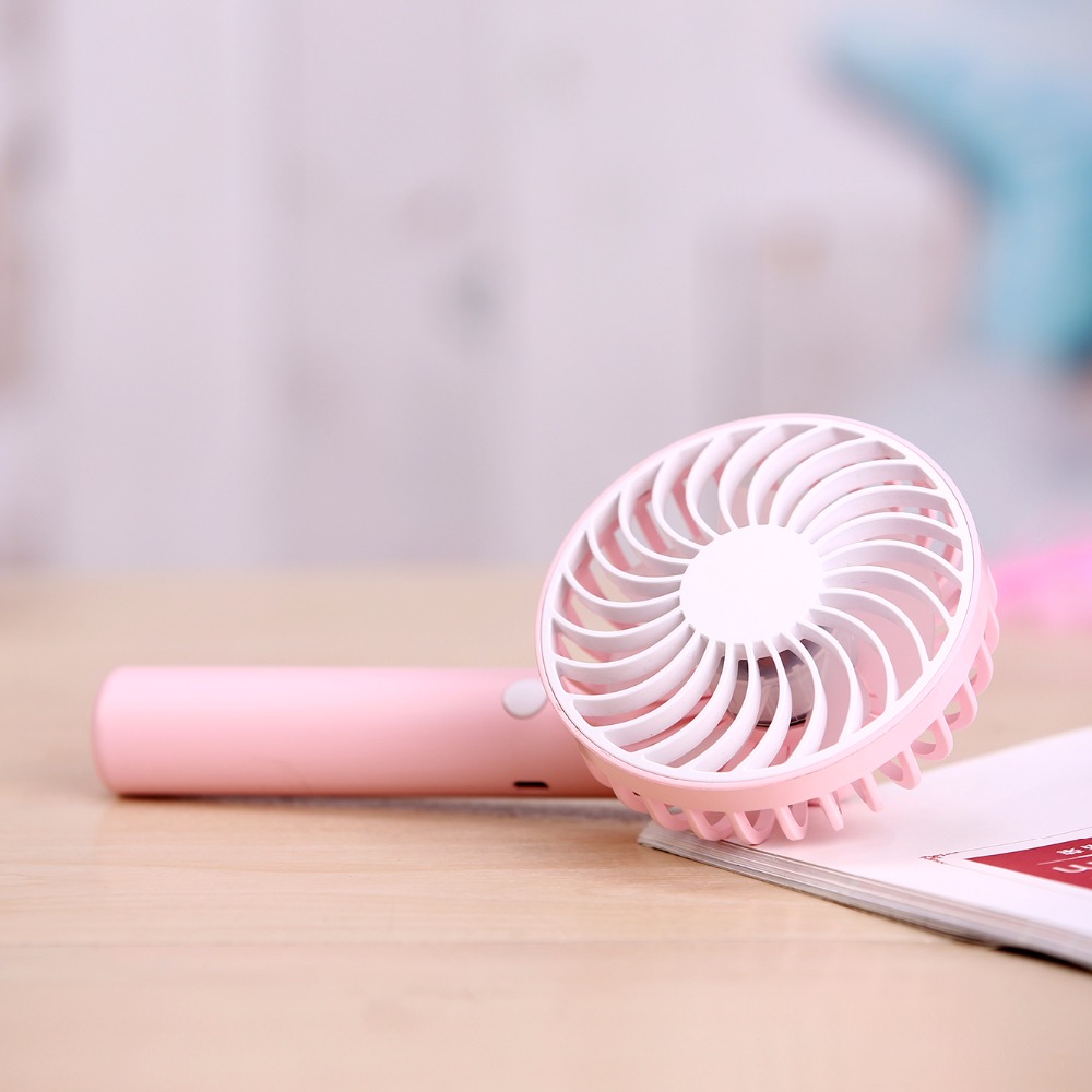 2018 New Summer Promotional gifts handheld portable rechargeable air cooler portable usb fan battery mini