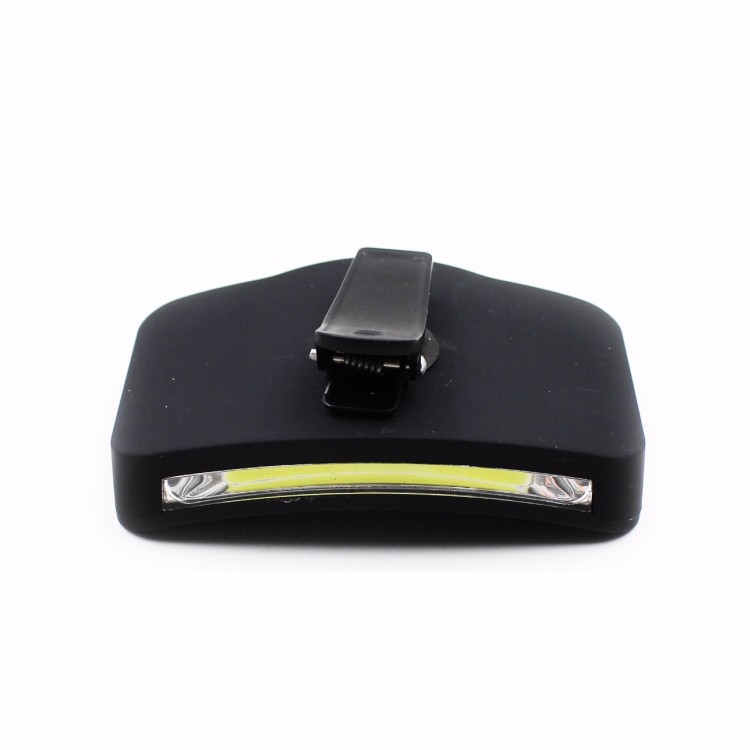 promotion gift mini portable Clip on Hat Cap Light cob led cap light  torch for outdoor Running Hiking sports