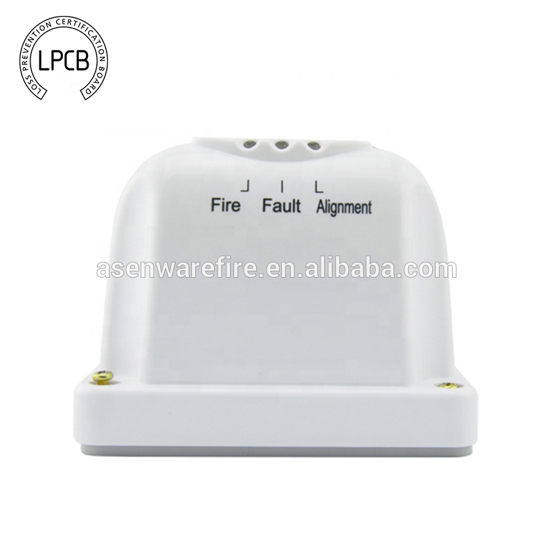 Infrared linear reflex beam smoke detector for warehouse