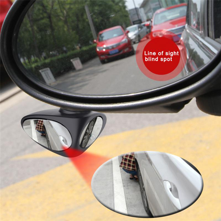 Hot Sale Wide Angle Car Blind Spot Mirror 360 Rotation Adjustable Convex Rear View Mirror