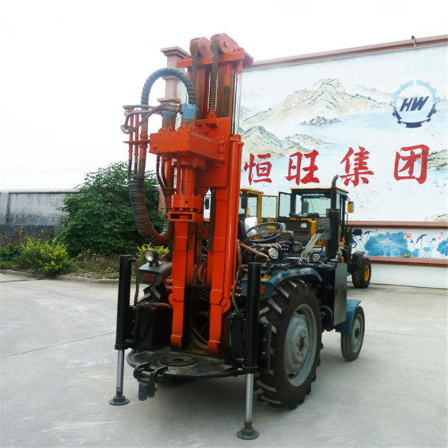 Mobile flexible tractor water well drilling rig price