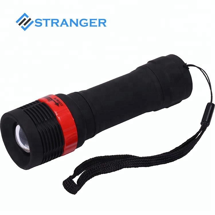 1W super bright white led flashlight 3 AAAA batter operated led torch light