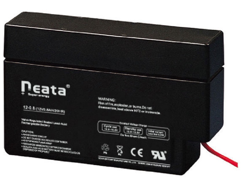 China Supplier Neata Sealed Lead-Acid Battery 12V 0.8Ah AGM Battery Maintenance Free Rechargeable Battery UL IE