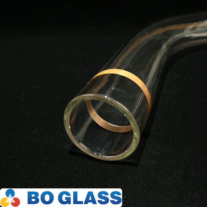 Customized Bend Clear Borosilicate Glass Tube Price