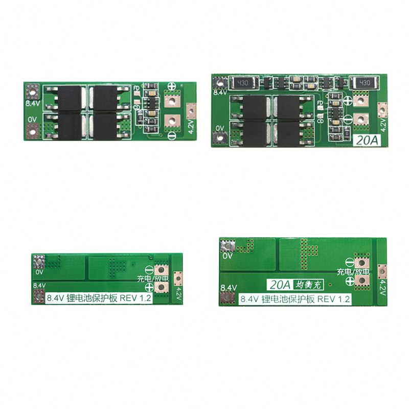 2S 20A 7.4V 8.4V 18650 Lithium battery protection board/BMS board standard/balance
