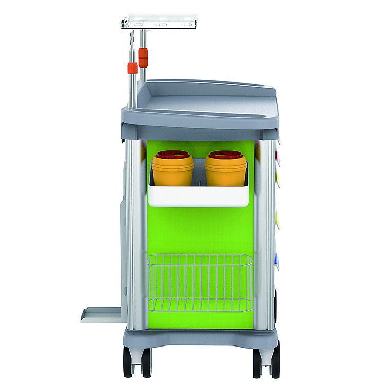 Italy new design hospital medical emergency crash anaesthesia trolley cart price