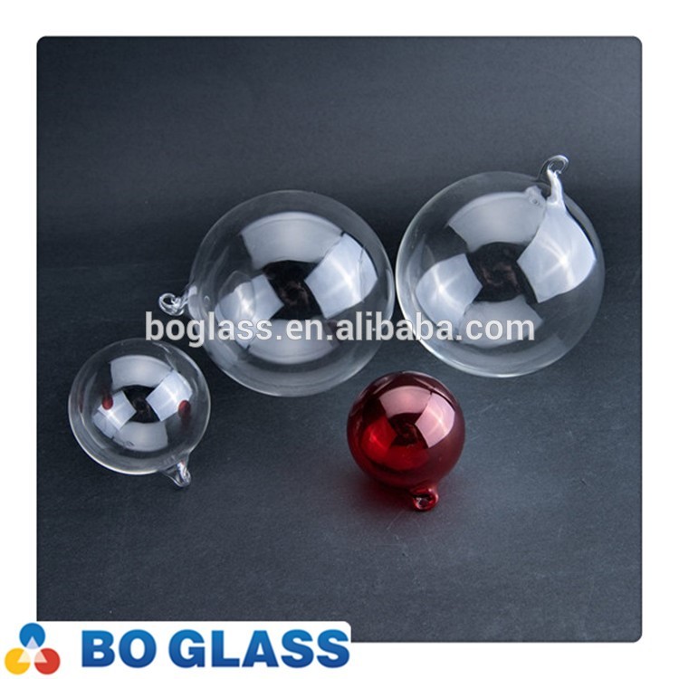 Hollow glass christmas ball