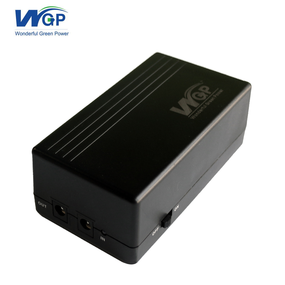 dc output mini ups 12v for router ups with 6 hour backup power