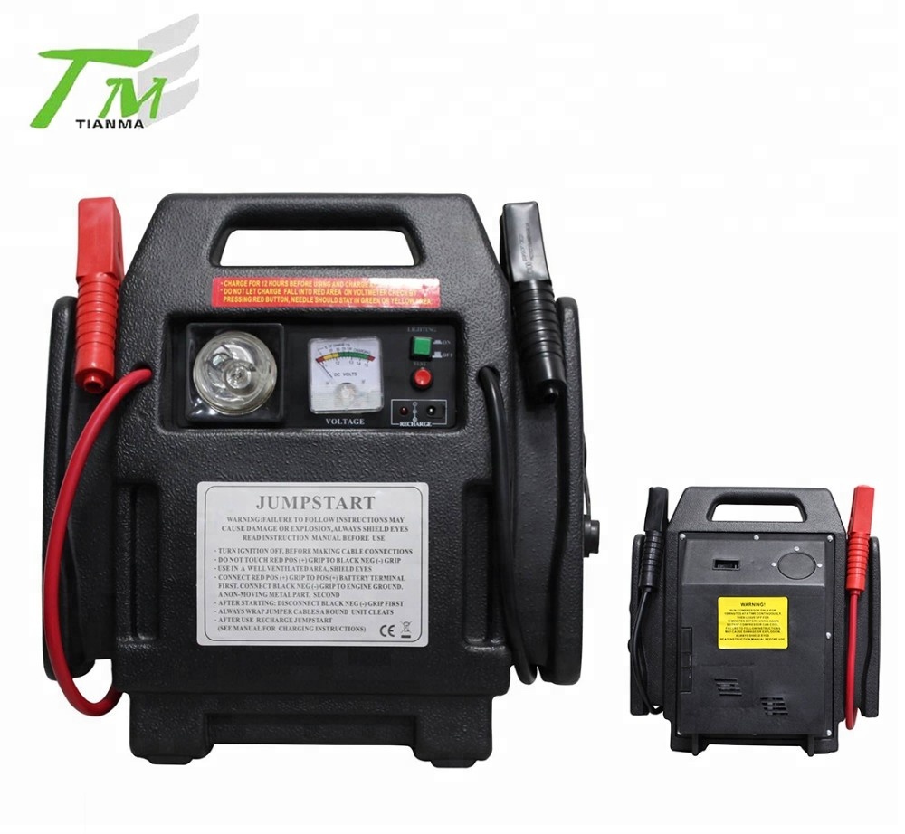 Power station tool with air compressor multifunction jump starter 12v emergency power booster