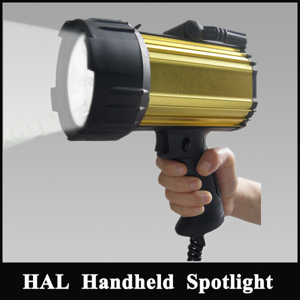 handheld spotlight hunting light farming light forest 3-100W LED light factory Rechargeable led floodlight searchlight