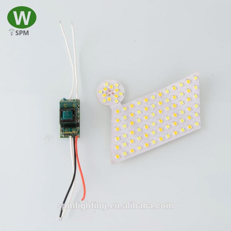 Professional 12w surface mounted led panel light bis driver skd cfl parts