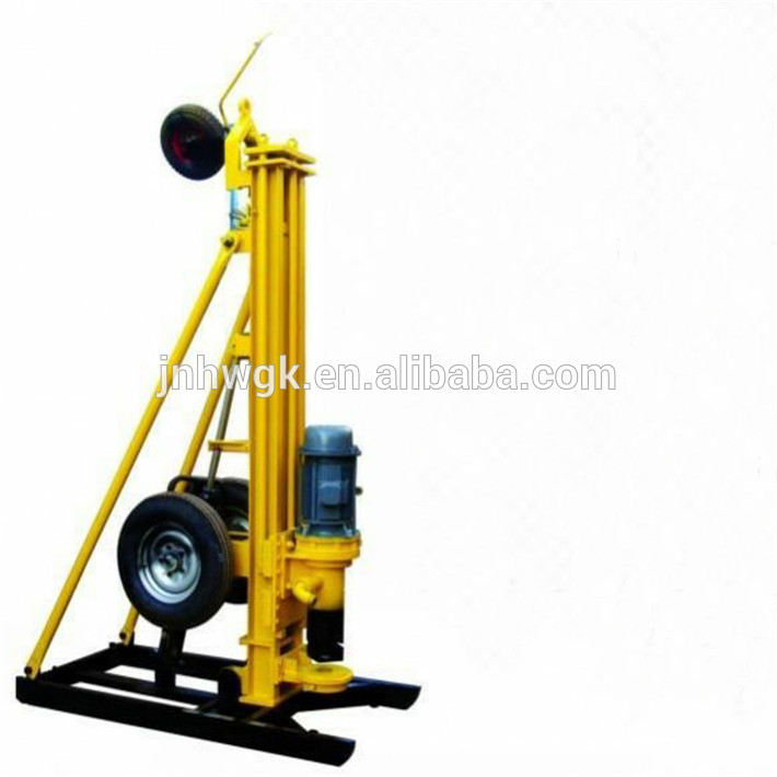 HW-200 Rotary impact  Drilling Rig DTH hammer pneumatic drill rig