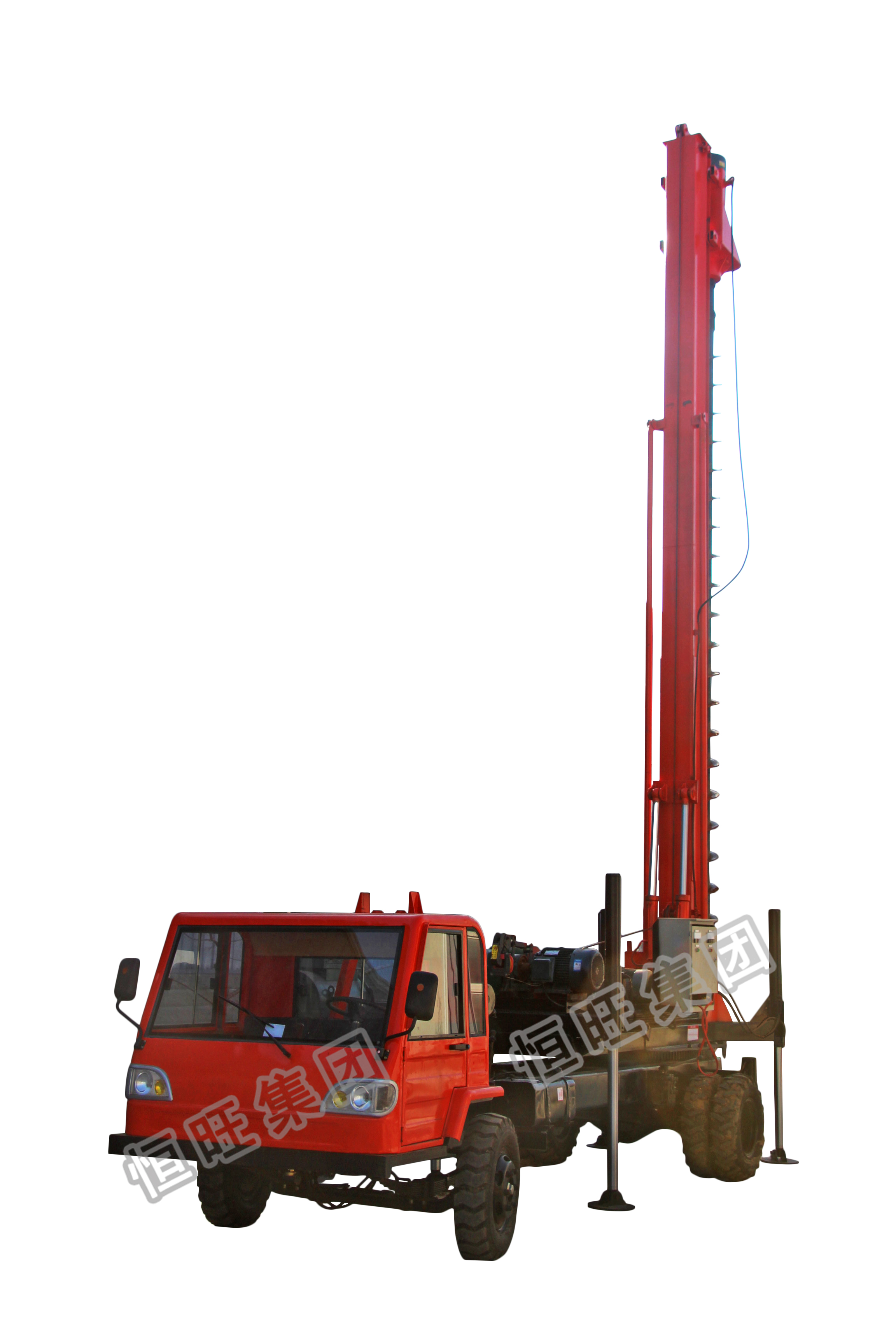 HWGW20 screw pile sand auger drill machine for piles