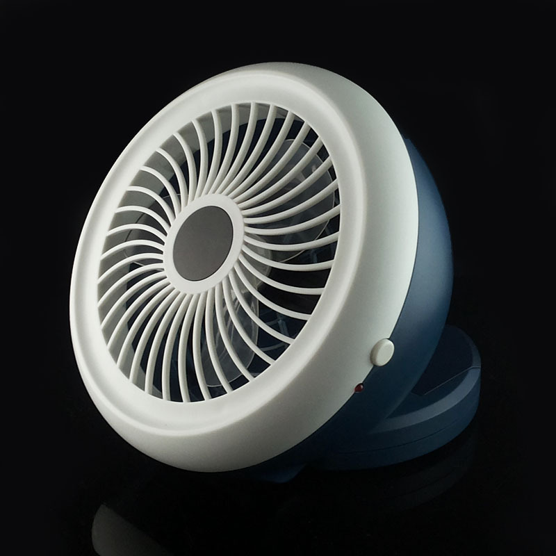 mini portable desk stand battery and USB power fan