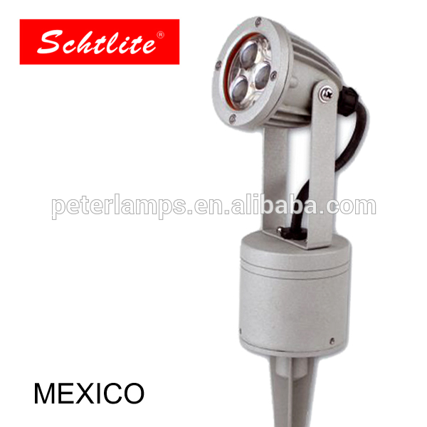 MEXICO 220V 110V china garden flood 3W led light by spike