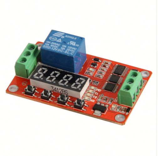 12V DC Multifunction Auto-lock Relay PLC Cycle Timer Time Delay Switch Module