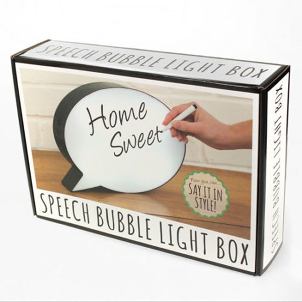 a quote pen write message led Light box