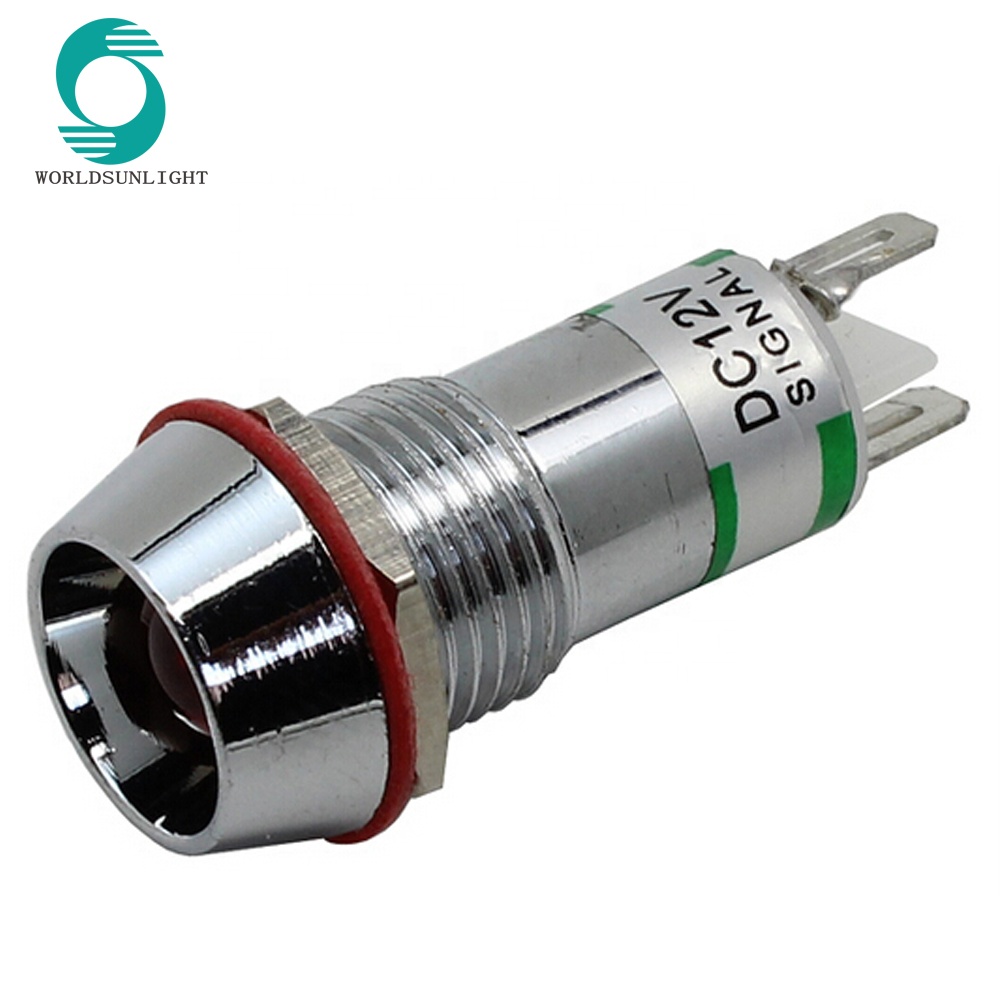 XD22-12 12mm 3v to 380v red yellow blue green led pilot lamp