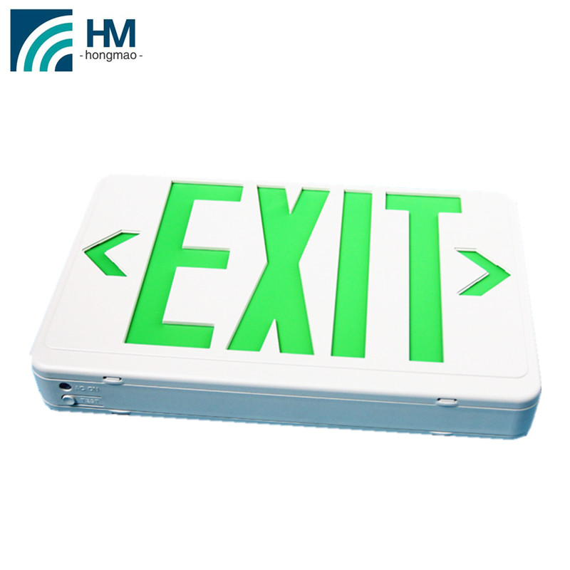 China high quality reliable 3.5w fireproof plastic led exit emergency light