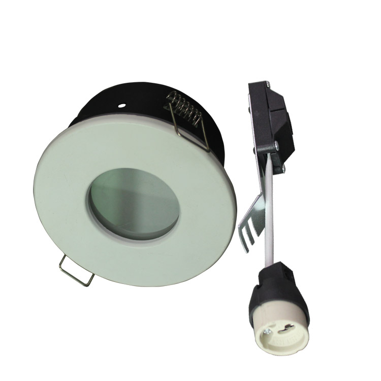 IP65 Round GU10 Soffit Outdoor / Bathroom Spotlights Downlights