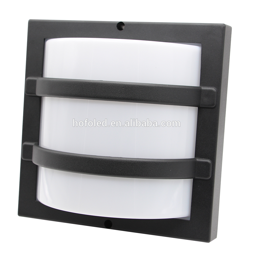 North Europe style 240mm grid 15W wall mounted exterior square led wall light fixture