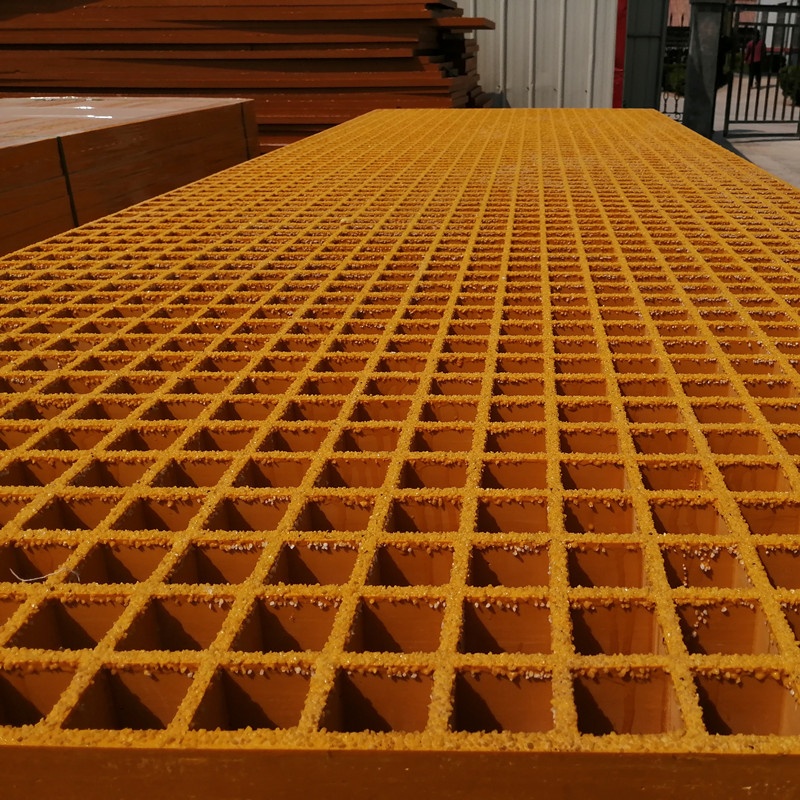 38mm*38mm mesh size grating plate 30mm height fiberglass grating