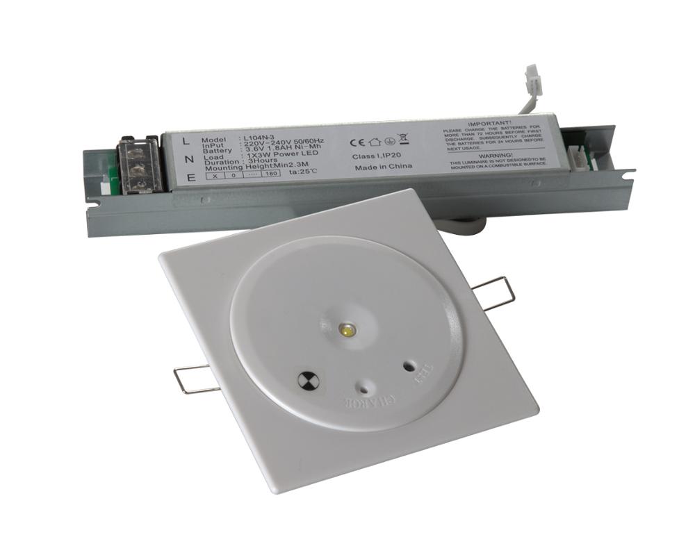 Ceiling Recessed 220V LED Emergency Standby Light