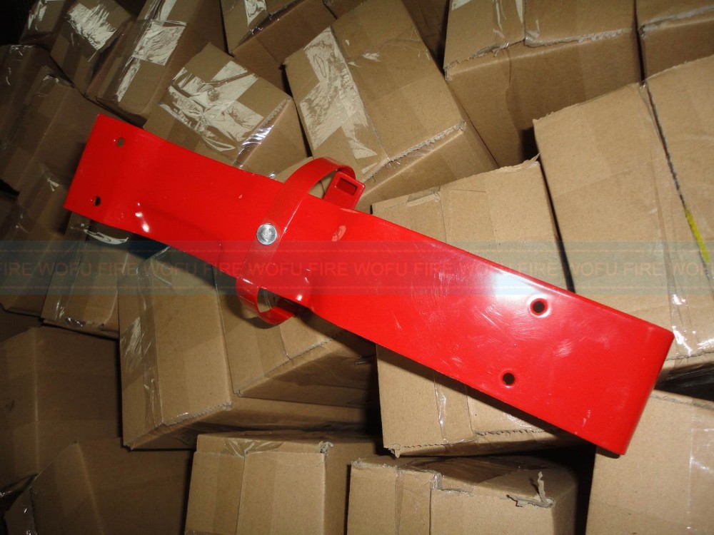 1-2KG red steel ABC dry powder fire extinguisher wall Bracket