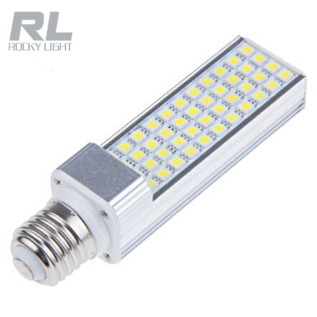 E27 G24 led corn light G24 7w/12W horizontal plug light aluminum led bulb