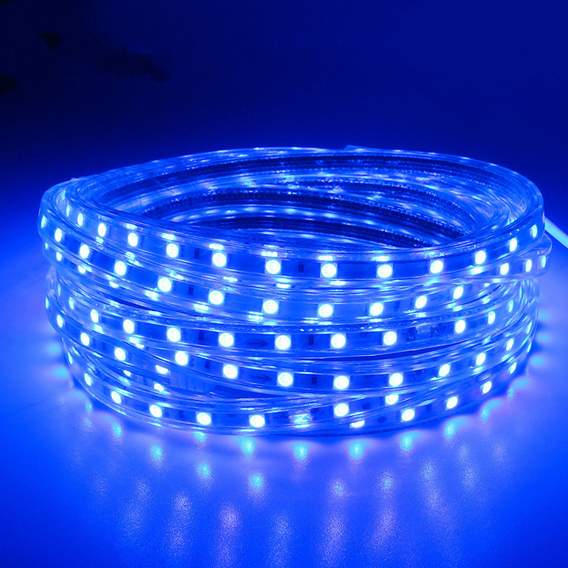waterproof flexible  outdoor garden decoration 220V 5050 RGB led strip