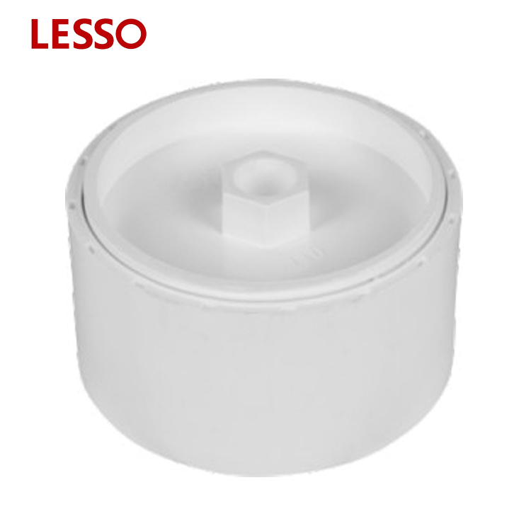 LESSO PVC-U Drainage Pipe Fittings Floor Cleanout