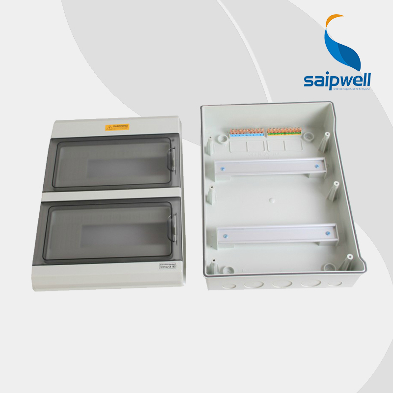 SAIP/SAIPWELL 380*381*110mm 32 way New Type Plastic Enclosure Electrical Waterproof IP67 Distribution Box made of Polycarbonate