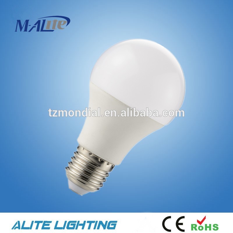 Alibaba china CE RoHS certificated 7W e27 led bulbs light