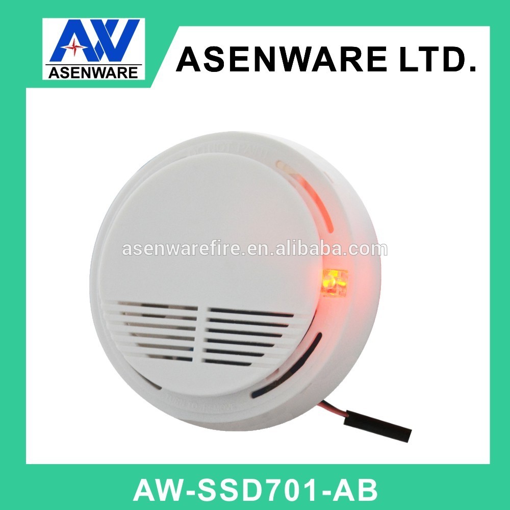 220V 110V AC and 9V battery powered cigarette smoke alarm