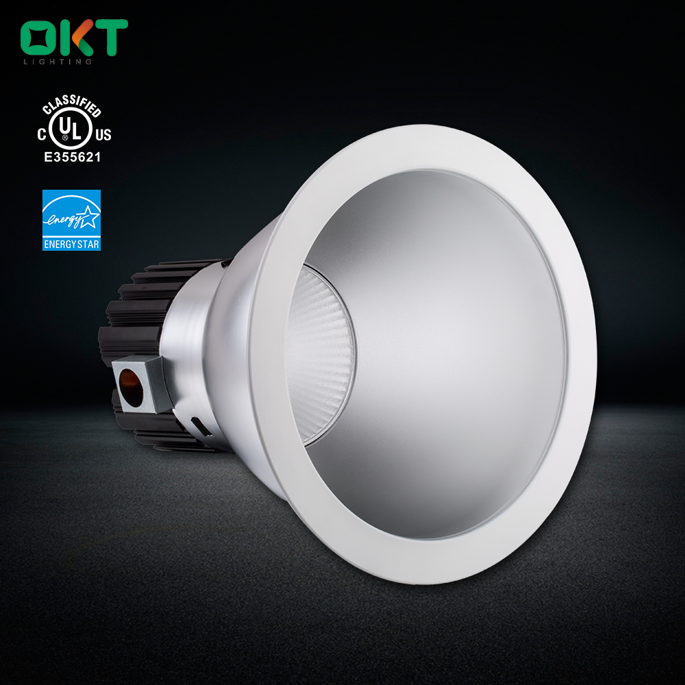 American style cULus energystar listed can retrofit led downlight 8inch 40W 0-10V dimming replce HID/CFL light