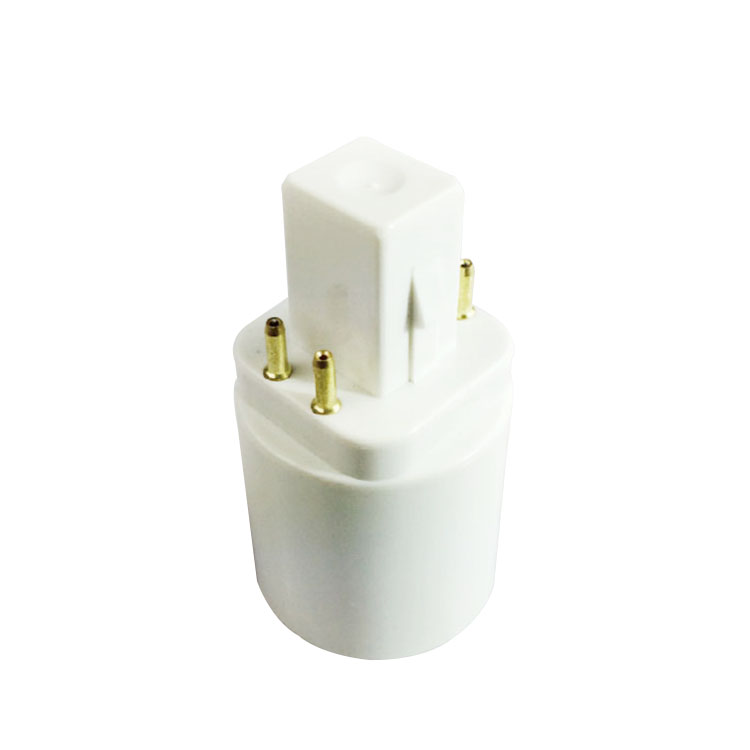 G24q to E27 Adapter Bulb Socket G24q Lamp Holder 4-pin