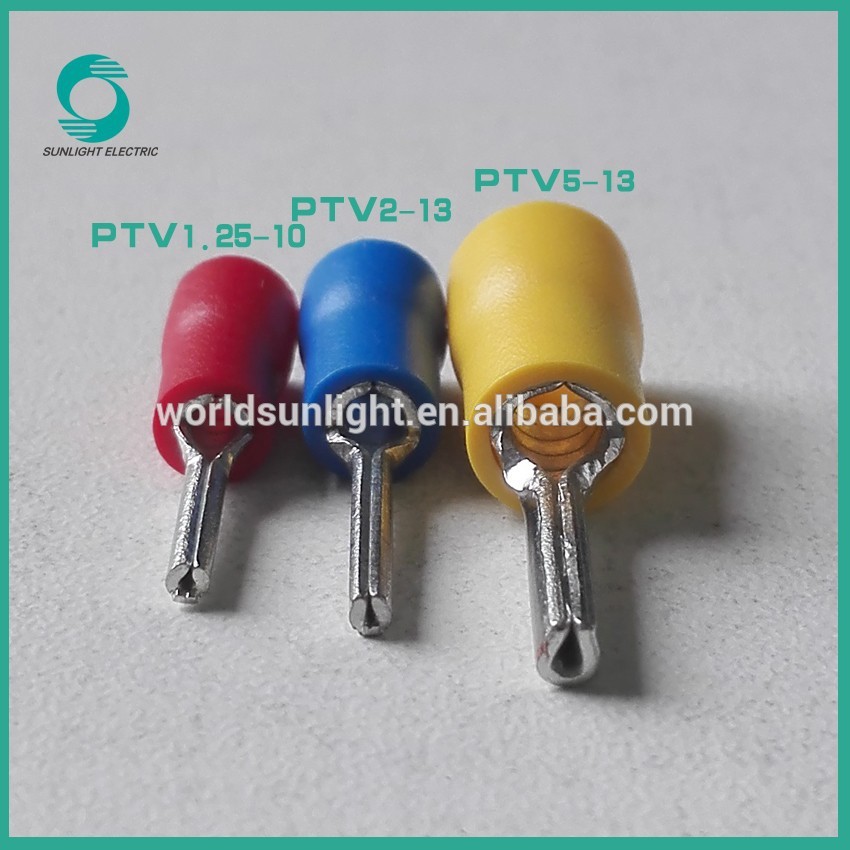 PTV cable insulated pin wire electrical terminal connector