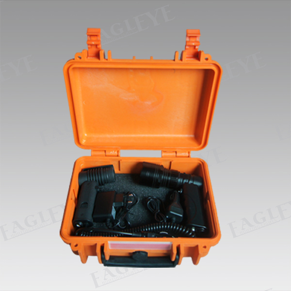 multifunction Cased kit Rechargeable searchlight Portable LED Lamp cree 10w with hard plastic case Mobile spotlight