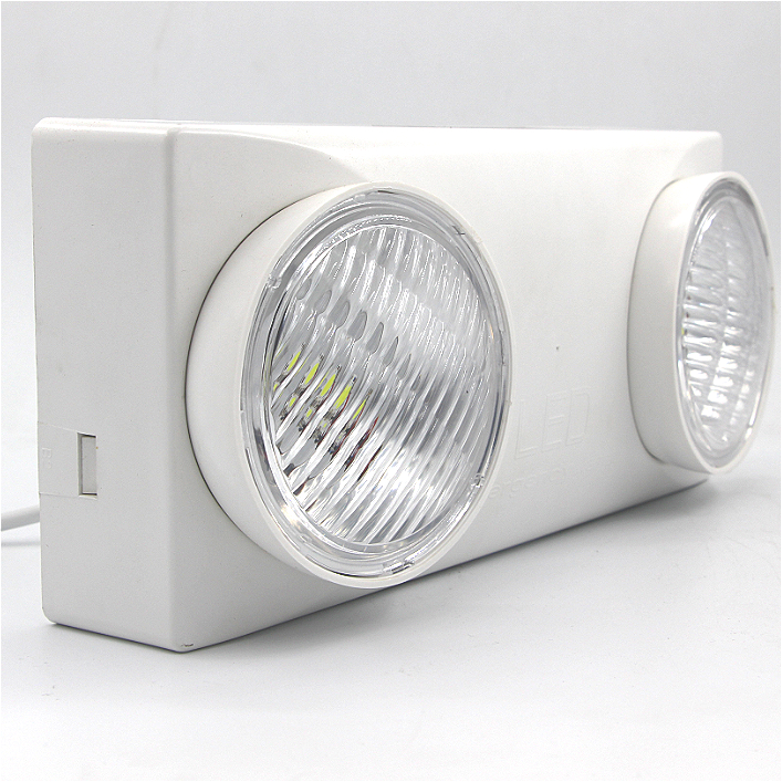 1W 3W remote control automatic, battery backup,self-contained emergency twin spot light