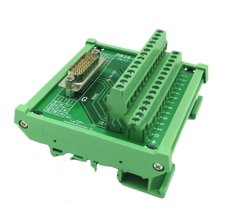 26 pin DB26 Male female D-SUB DR-26 Signal Terminal PCB Breakout Module box Adapter Connector