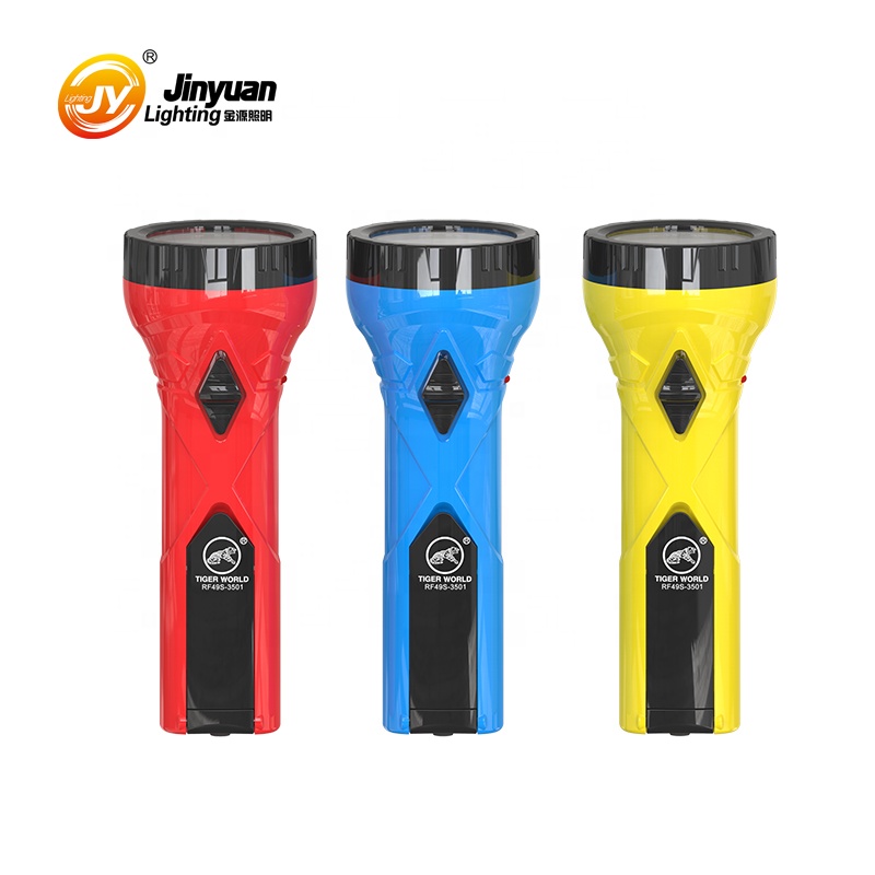 hand held the flashlight brightness led torch rechargeable with side lamp