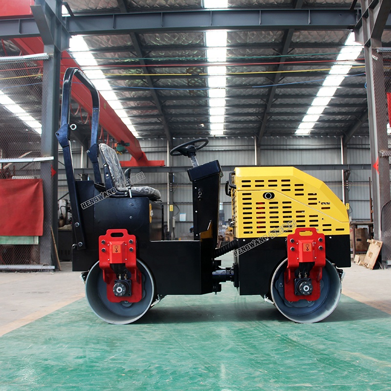 Used vibratory 1ton road roller compactor machine