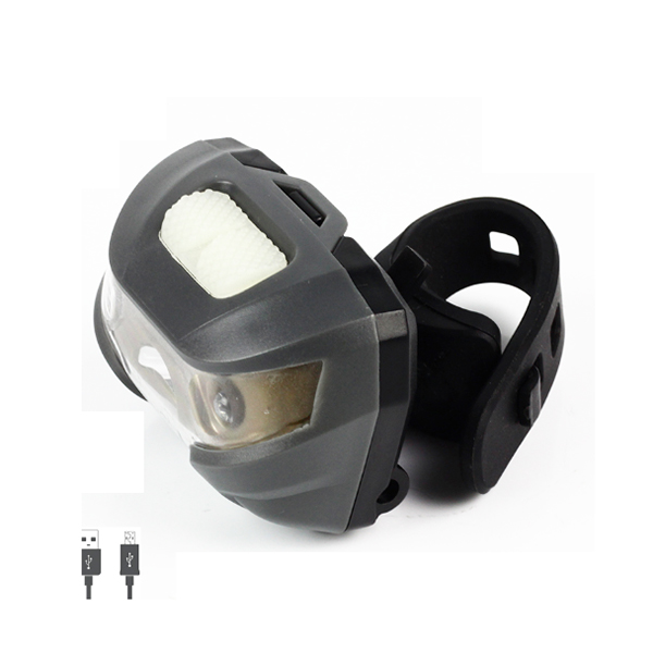 High quality XPE+2 red color LED lamp, high power bike lights rechargeable