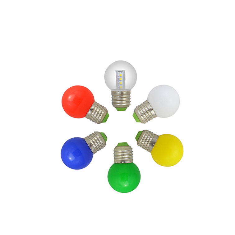 Durable wholesale outdoor christmas ball lighting color E27 lamp led bulb