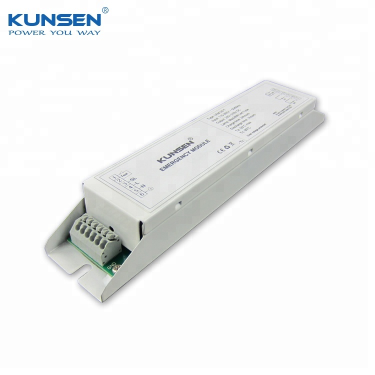 230V AC output emergency module for LED tube, LED panel, LED down light fluorescent, CFL, halogen up 28W