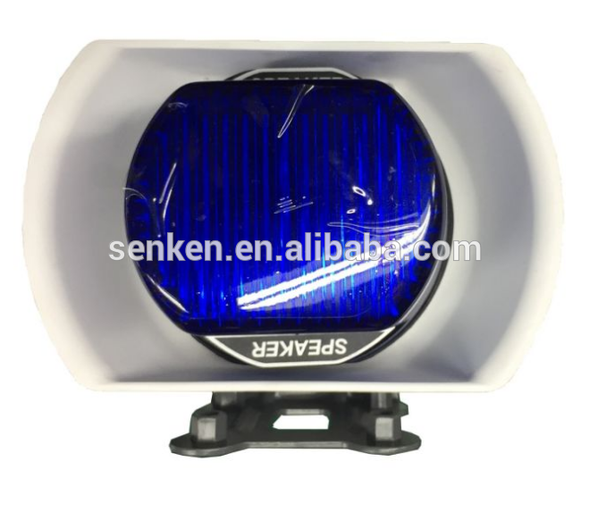 Senken police use motorcycle speaker 12v with light 12v siren police 12V siren speaker